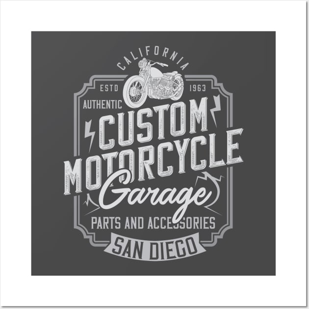 Custom Motorcycle Wall Art by Carlosj1313